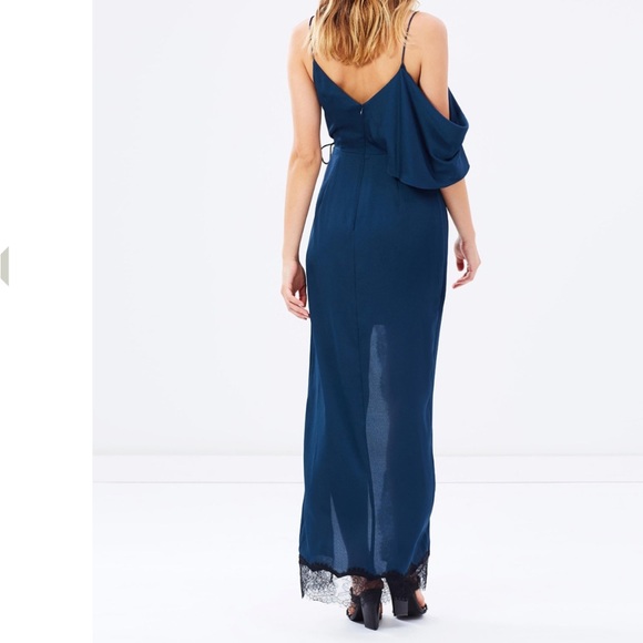 NWT Keepsake the Label “Stop Me” Lace Trim Long Dress - Picture 2 of 6